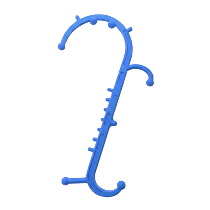 Dual Hook Manual Massage Stick with Multiple Pressure Nodes