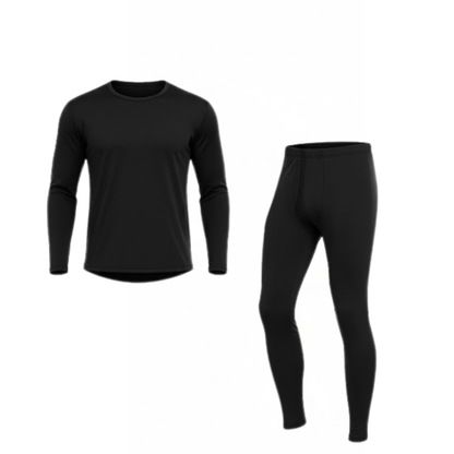 Thermal Base Layer Set for Men – Fleece Lined Top and Bottom