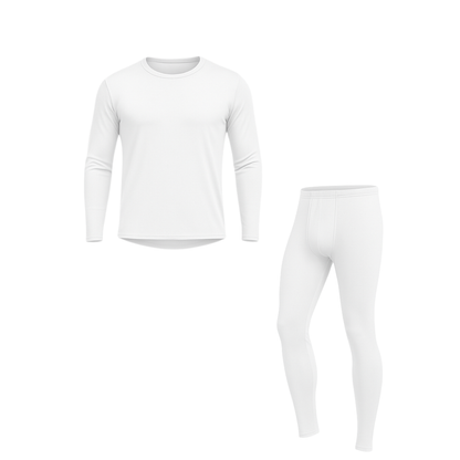 Thermal Base Layer Set for Men – Fleece Lined Top and Bottom