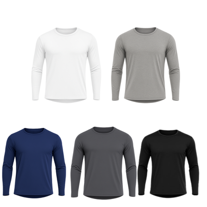 Thermal Base Layer Set for Men – Fleece Lined Top and Bottom