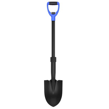 Fiberglass Shaft Metal Spade for Garden Soil Digging