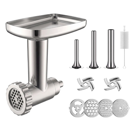 Stand Mixer Metal Meat Grinder Attachment with Plate Set