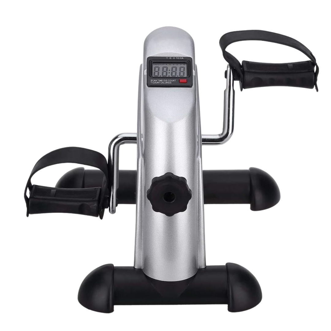 Compact Exercise Bicycle with Adjustable Resistance and Digital Screen