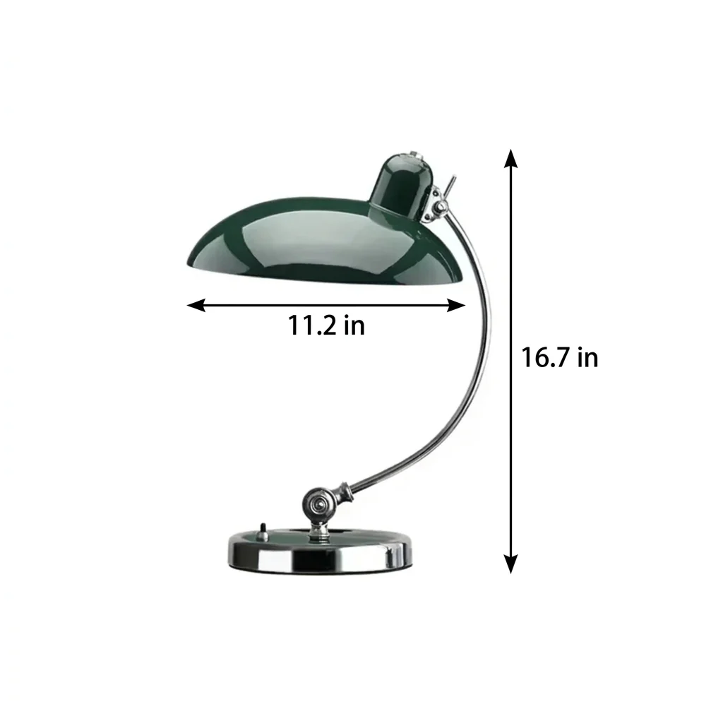 Adjustable Desk Lamp in Contemporary Metal Design