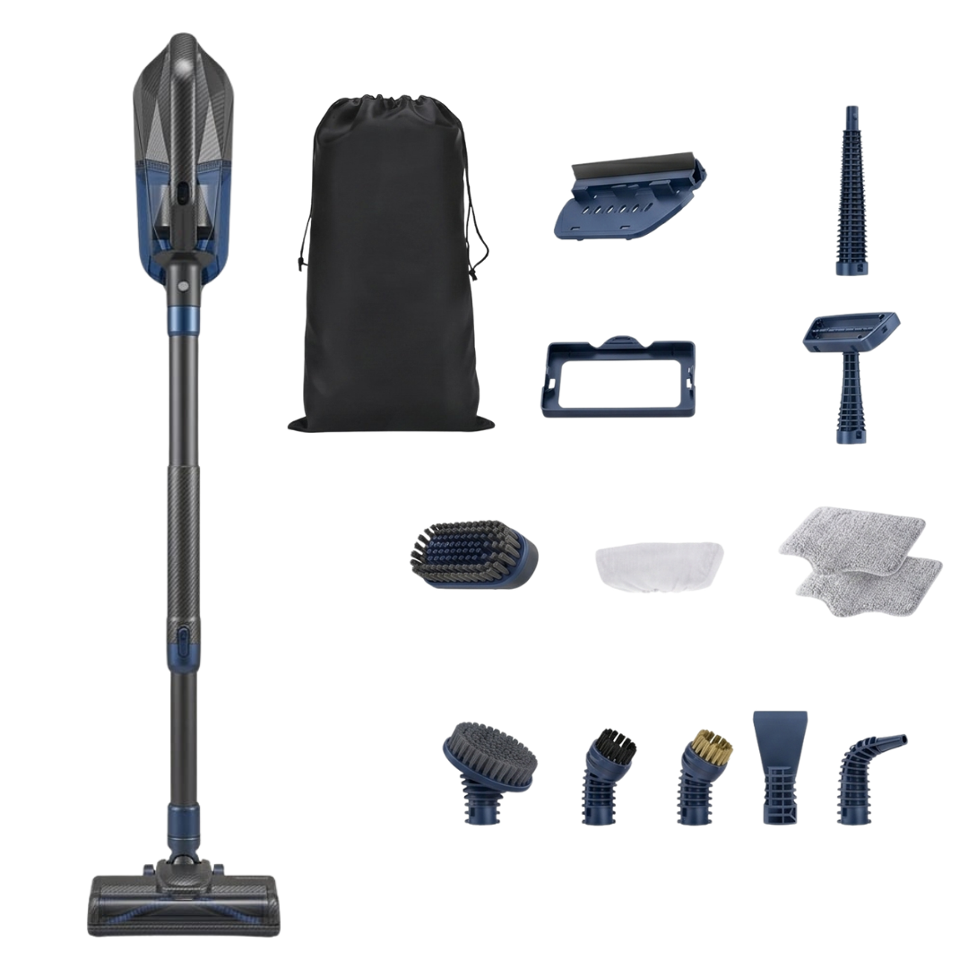 Steam Mop with Detachable Steamer and 350ml Water Reservoir