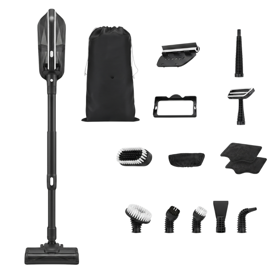 Steam Mop with Detachable Steamer and 350ml Water Reservoir