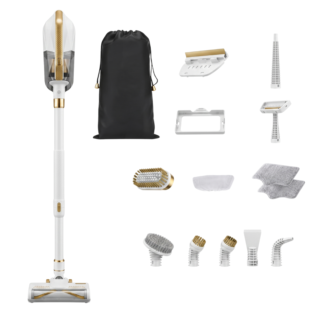 Steam Mop with Detachable Steamer and 350ml Water Reservoir