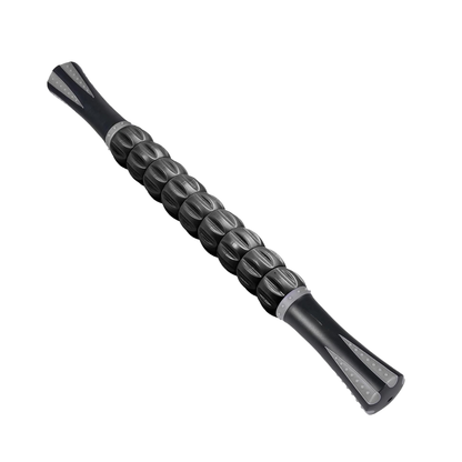 9-Roller Muscle Massage Stick with Textured Grip Handles