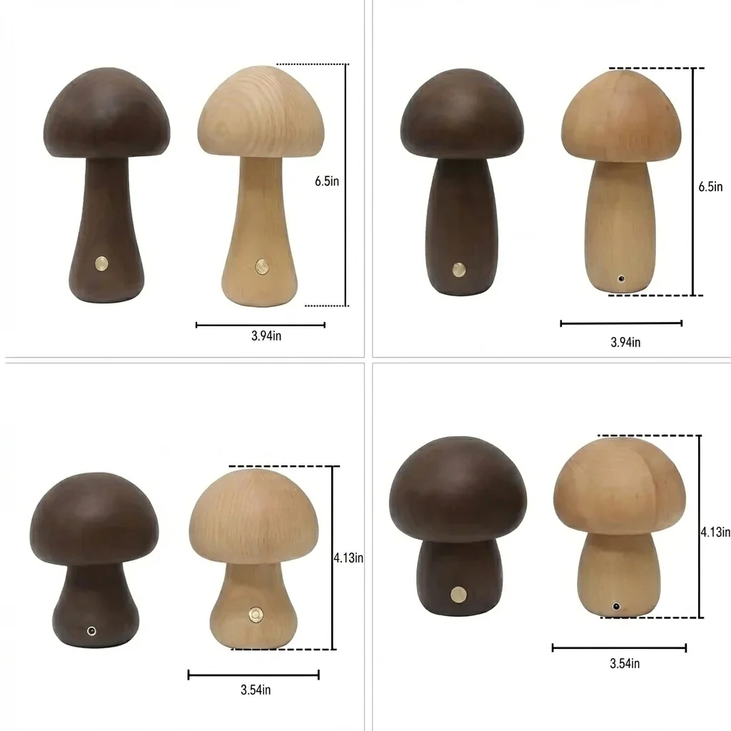 Contemporary Fungi-Inspired Table Light