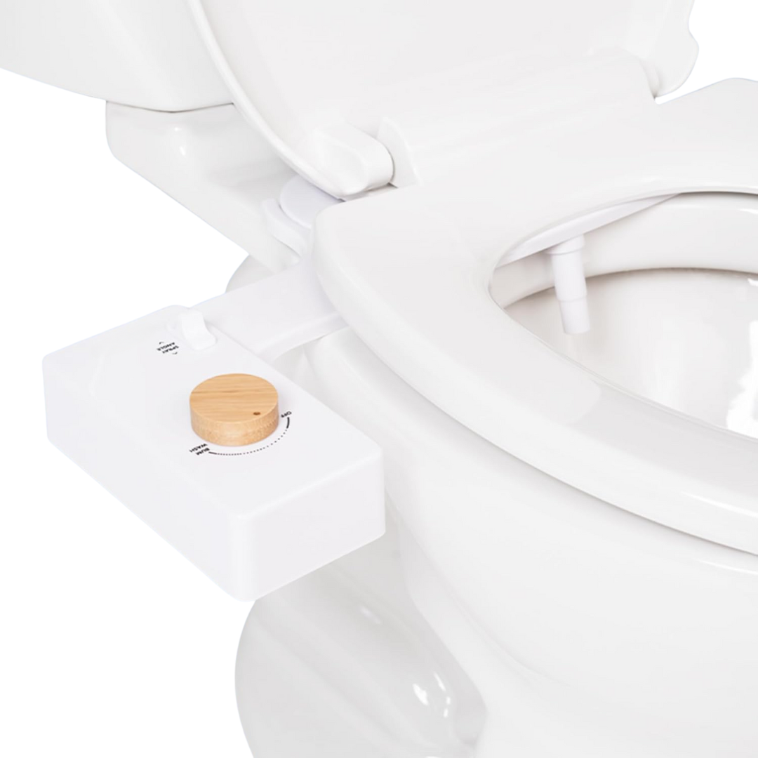 Adjustable Spray Control Bidet Attachment for Toilet Seat - No Electricity