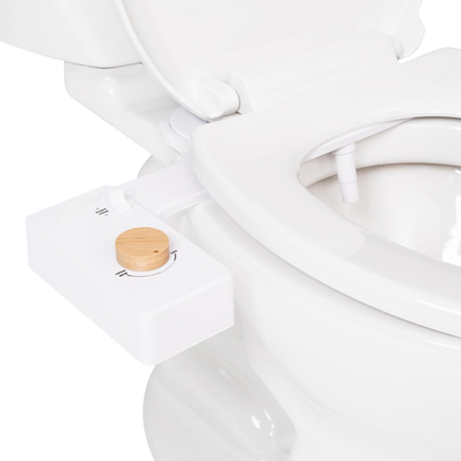 Adjustable Spray Control Bidet Attachment for Toilet Seat - No Electricity