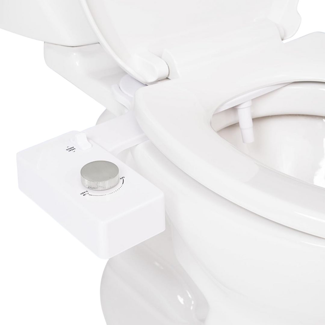 Adjustable Spray Control Bidet Attachment for Toilet Seat - No Electricity