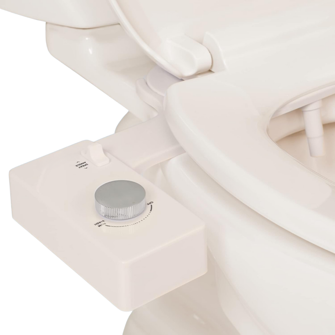 Adjustable Spray Control Bidet Attachment for Toilet Seat - No Electricity
