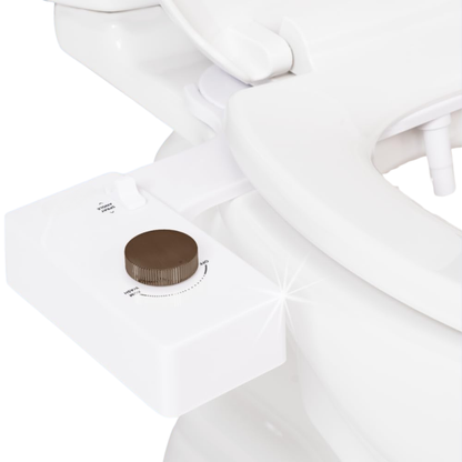 Adjustable Spray Control Bidet Attachment for Toilet Seat - No Electricity