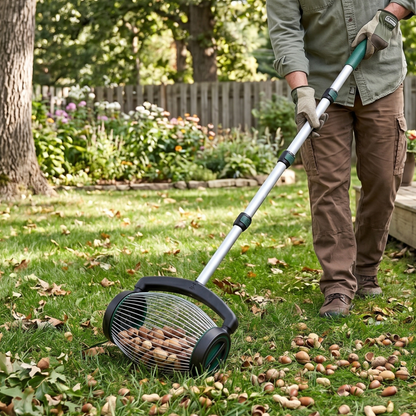 Acorn and Pecan Gatherer Tool with Side Dump – 5 lb Capacity