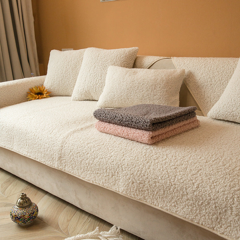 Plush Fleece Sofa Shield – Cozy and Stylish Protector