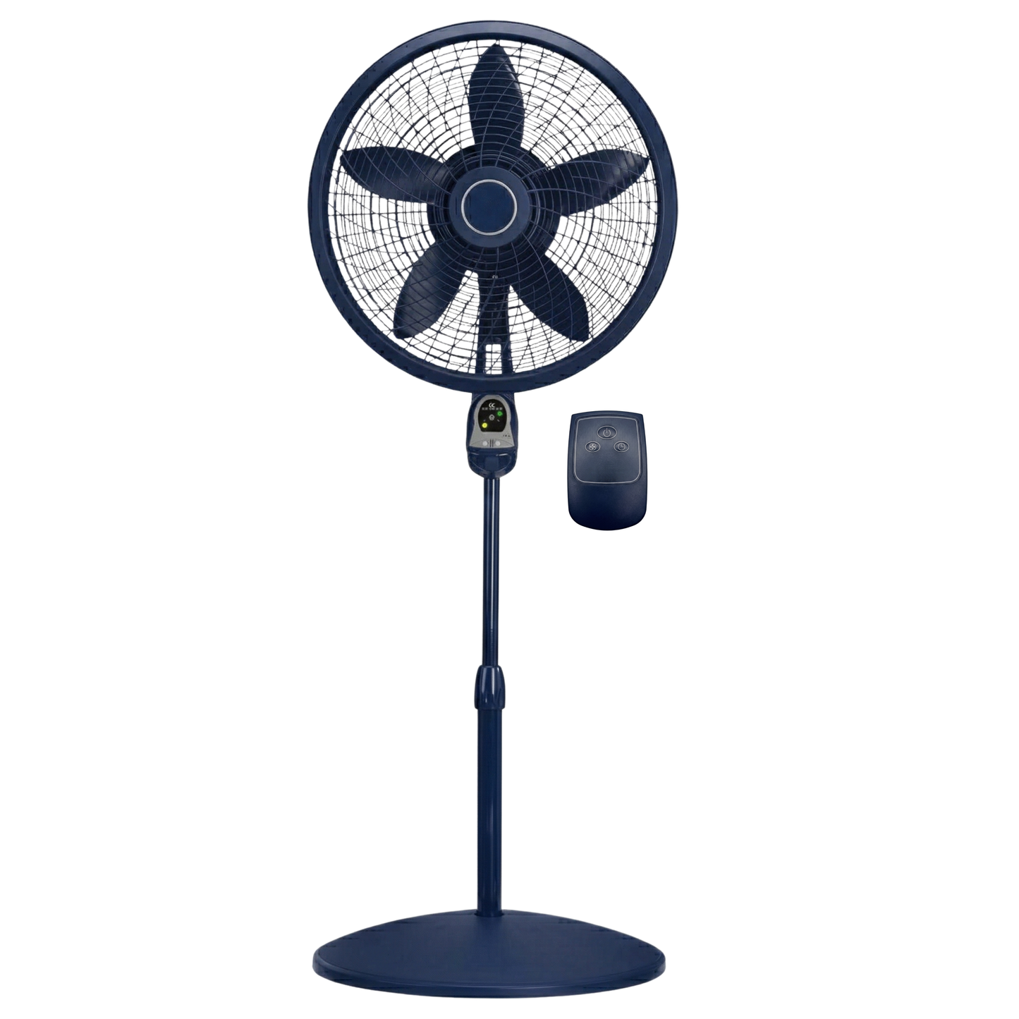 Remote Control Oscillating Stand Fan with Timer and Three Speed Options