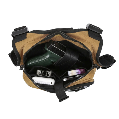 Adjustable Strap Chest Bag for Outdoor Use with Zipper Pocket