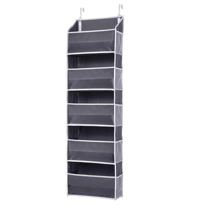 5-Pocket Over-Door Storage Organizer with Side Mesh Pockets