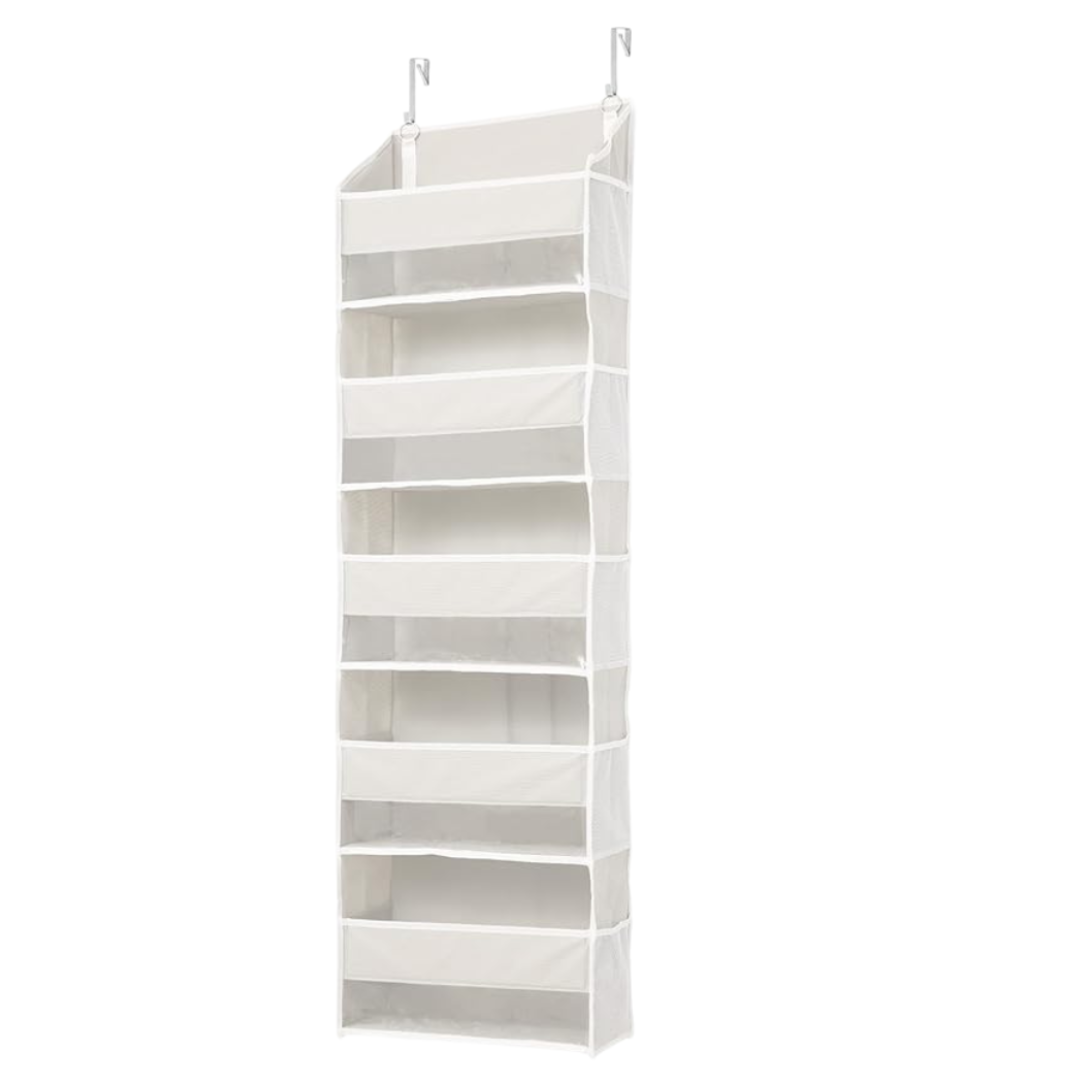 5-Pocket Over-Door Storage Organizer with Side Mesh Pockets