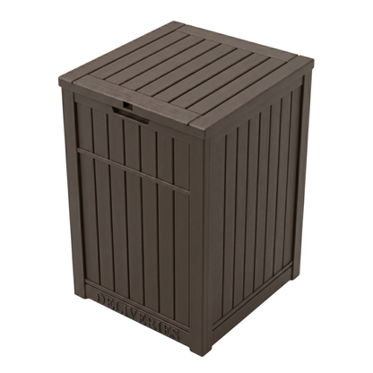 Resin Parcel Storage Box 180L with Delivery Sign Panel