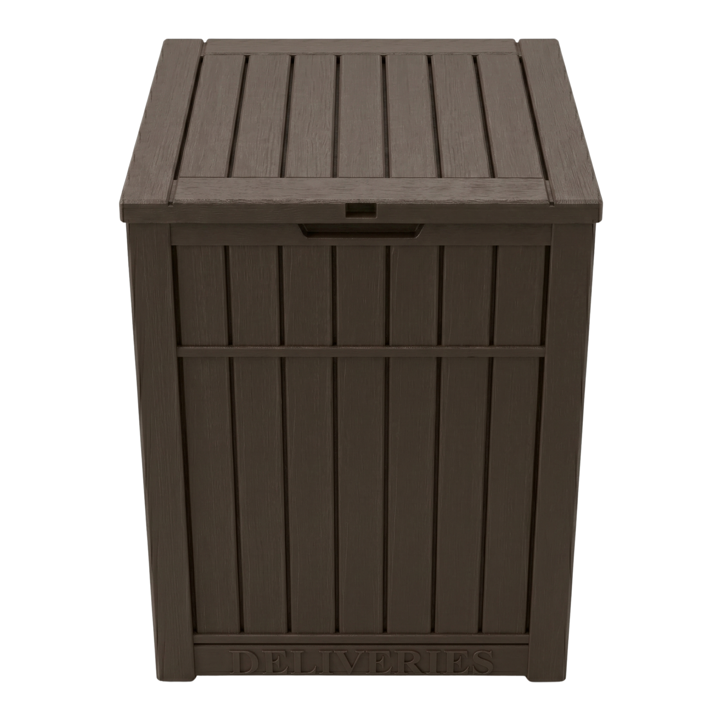 Resin Parcel Storage Box 180L with Delivery Sign Panel