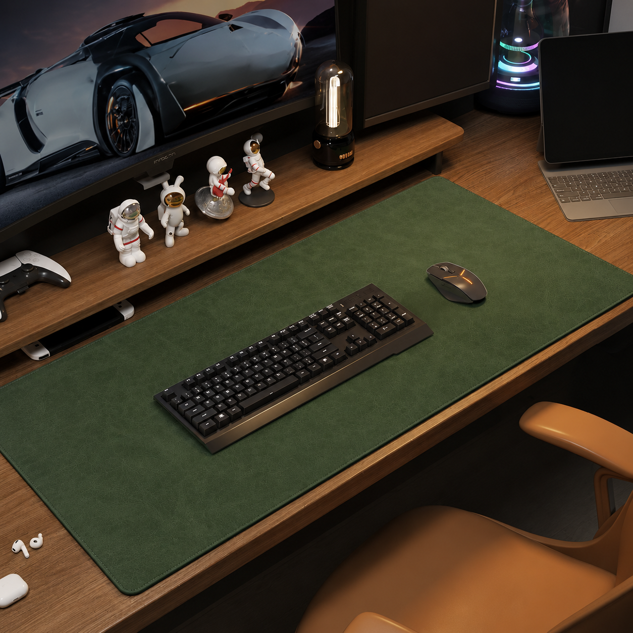 PU Mousepad with Horse Texture Design