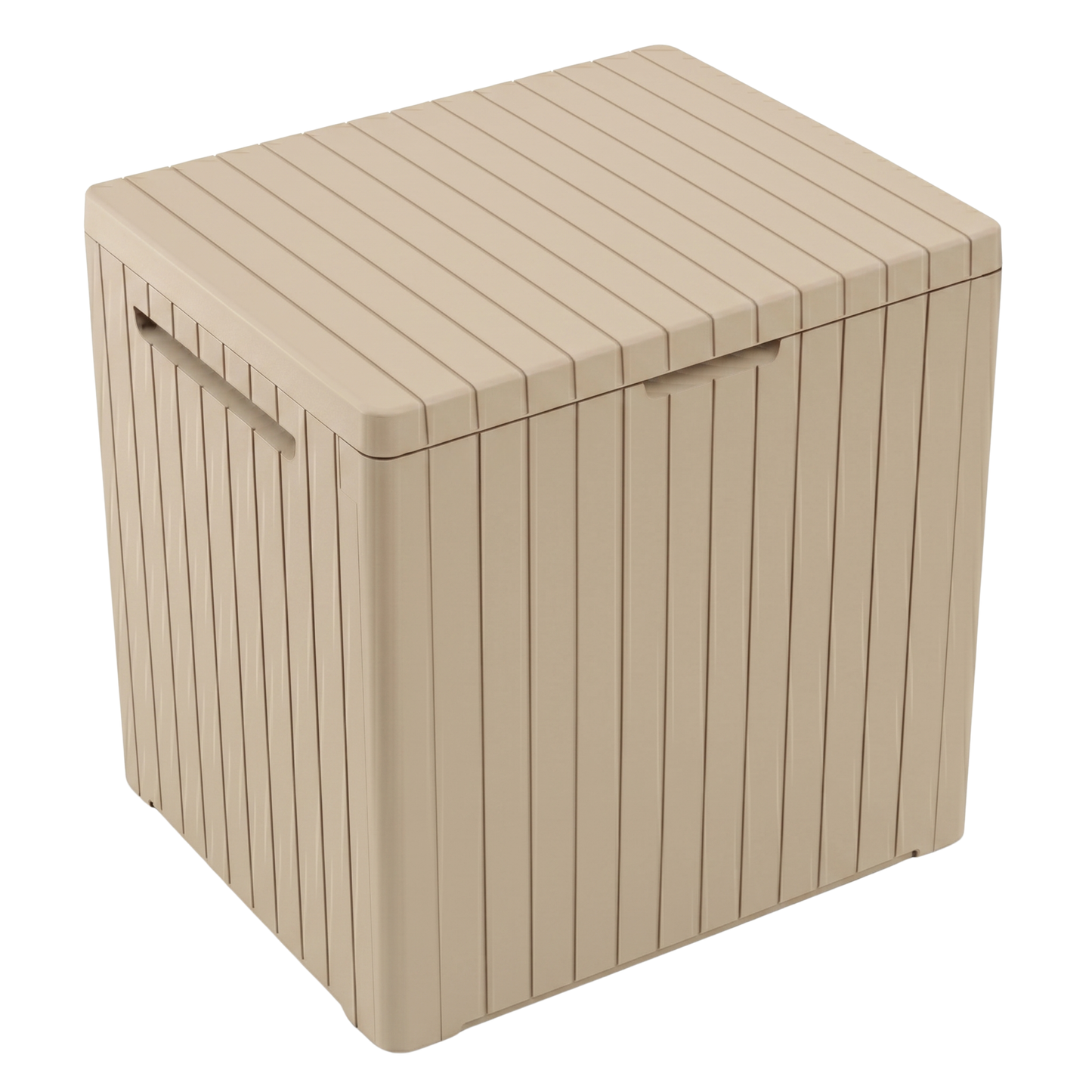 Resin Deck Box for Patio Storage with Hinged Lid
