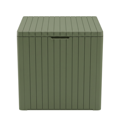 Resin Deck Box for Patio Storage with Hinged Lid