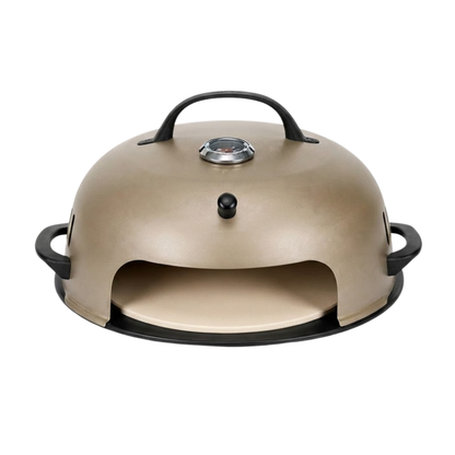 Grill Top Pizza Oven with Ceramic Stone for 12-Inch Pizzas