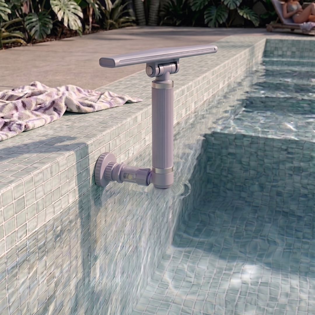 Adjustable Waterfall Sprinkler for Pool with Whale Tail Design