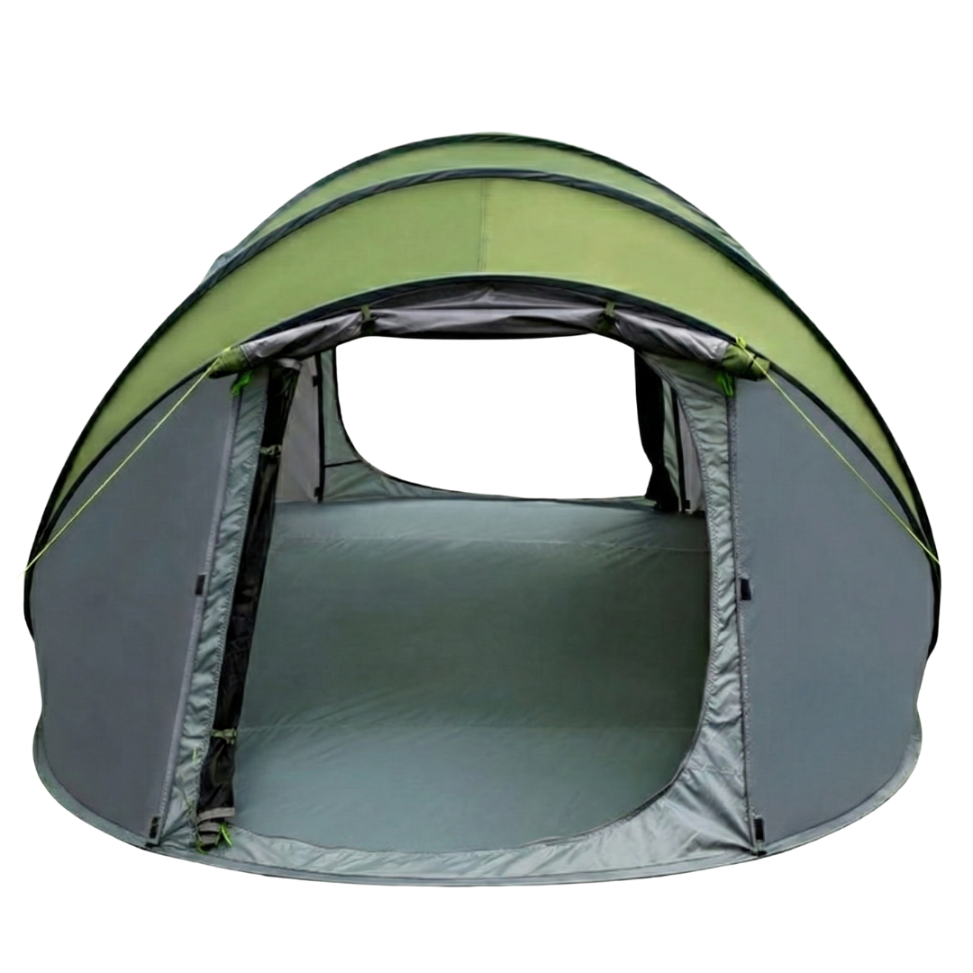 4-Person Instant Setup Camping Tent with 2 Entryways