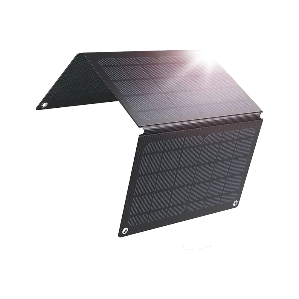 Foldable Solar Charger with Dual USB Output – 2W Portable Power