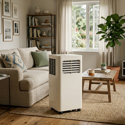 Remote-Controlled Portable Air Conditioning Unit with 24-Hour Timer