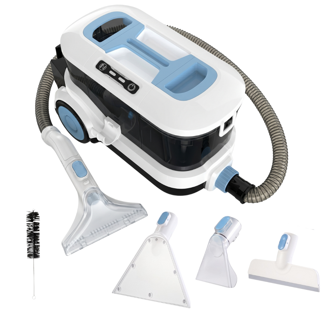 Compact Carpet Cleaning Machine with Dual Water Tank System