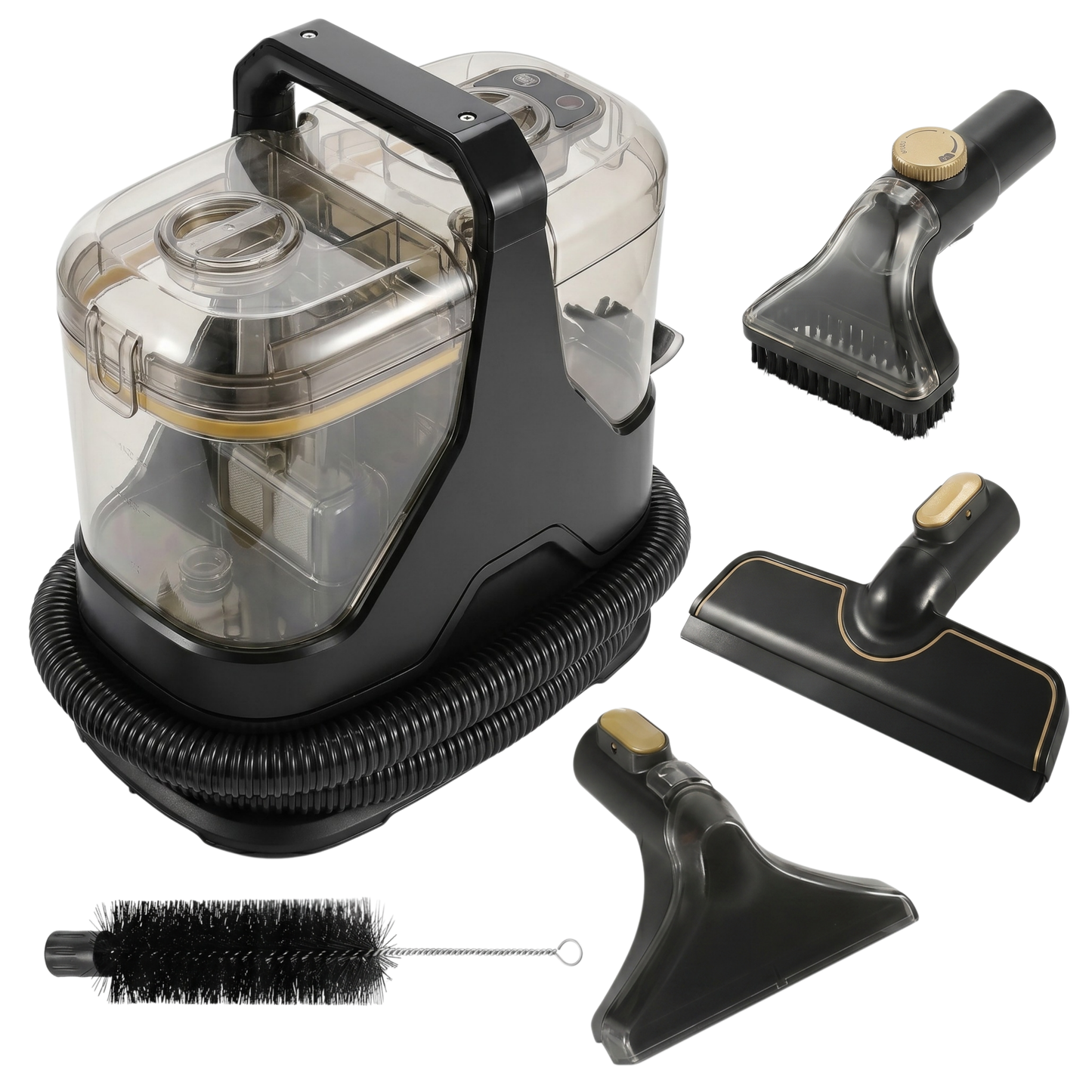Compact Carpet Cleaning Machine with Dual Water Tank System