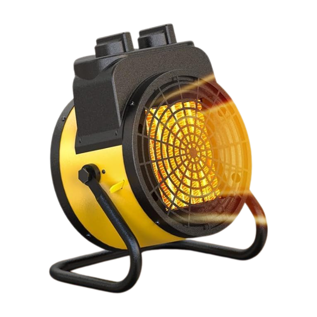 Electric Space Heater with Thermostat and Three Heating Settings