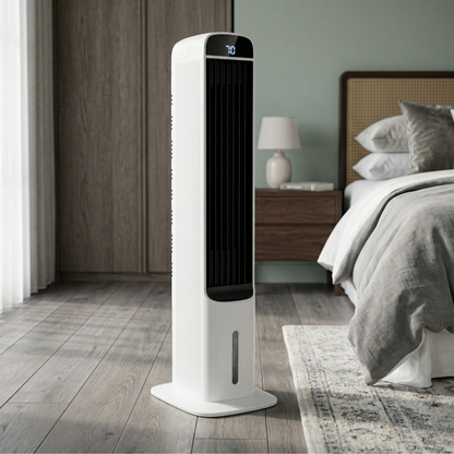 Compact Air Cooler Fan with Intelligent Timer Function