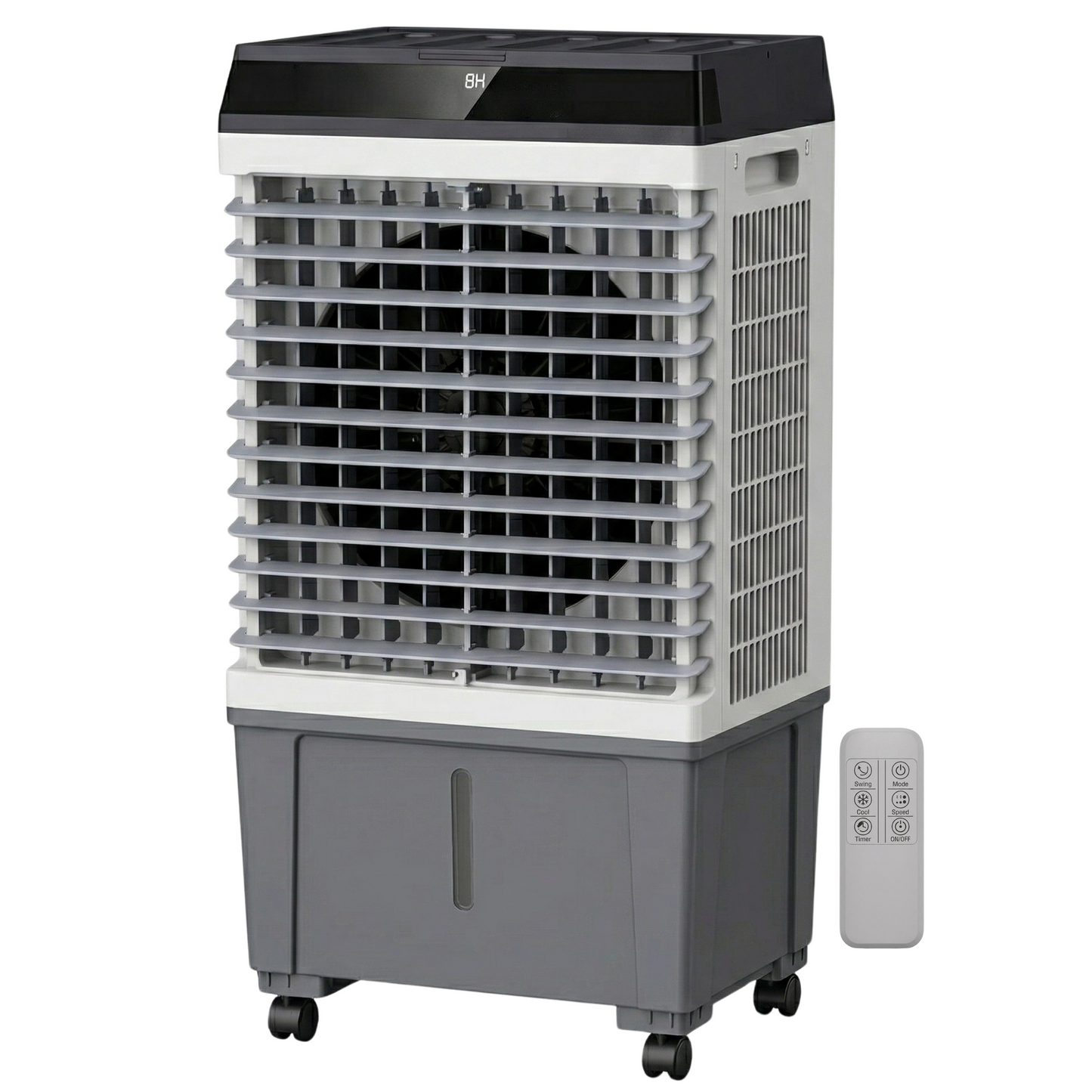 Evaporative Air Cooler with Remote Control and 5.3 Gallon Reservoir
