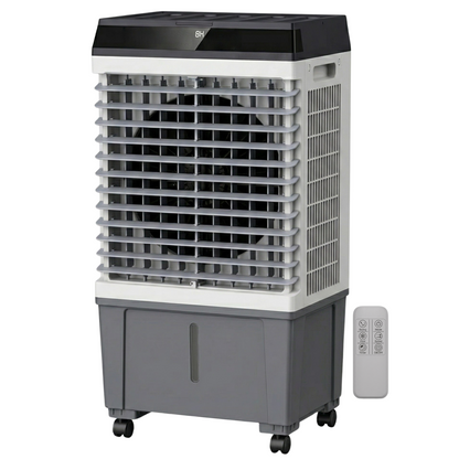 Evaporative Air Cooler with Remote Control and 5.3 Gallon Reservoir