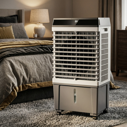 Evaporative Air Cooler with Remote Control and 5.3 Gallon Reservoir