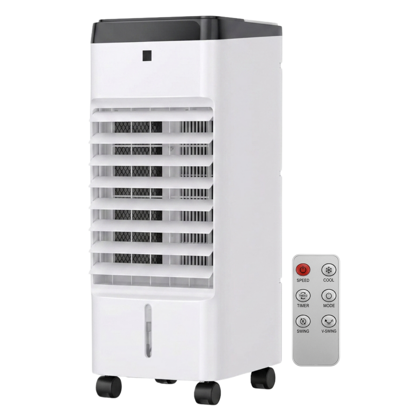 Evaporative Air Cooler with Remote and 12-Hour Timer – Portable Design