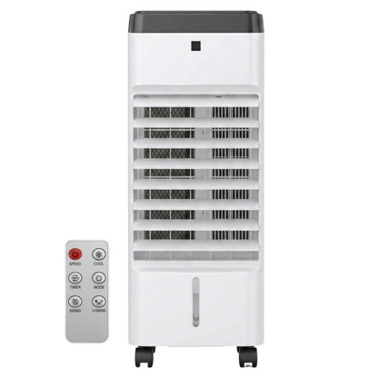 Evaporative Air Cooler with Remote and 12-Hour Timer – Portable Design