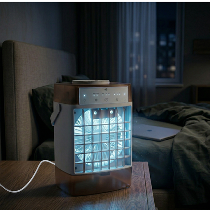 Remote-Controlled Portable Air Cooler with Timer and 3 Speed Settings