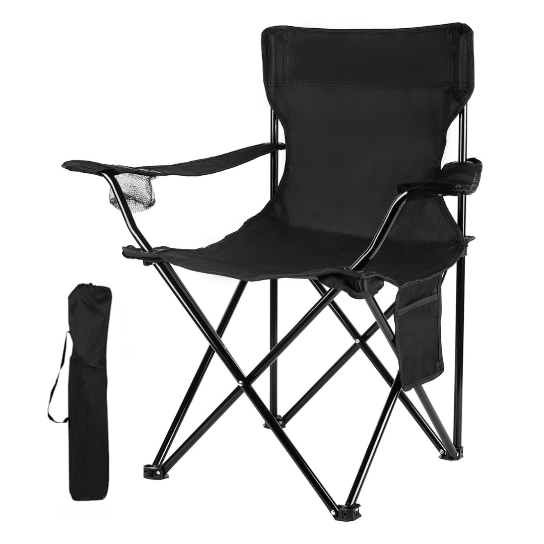 Folding Camping Chair with Carry Bag – Lightweight Alloy Steel Frame
