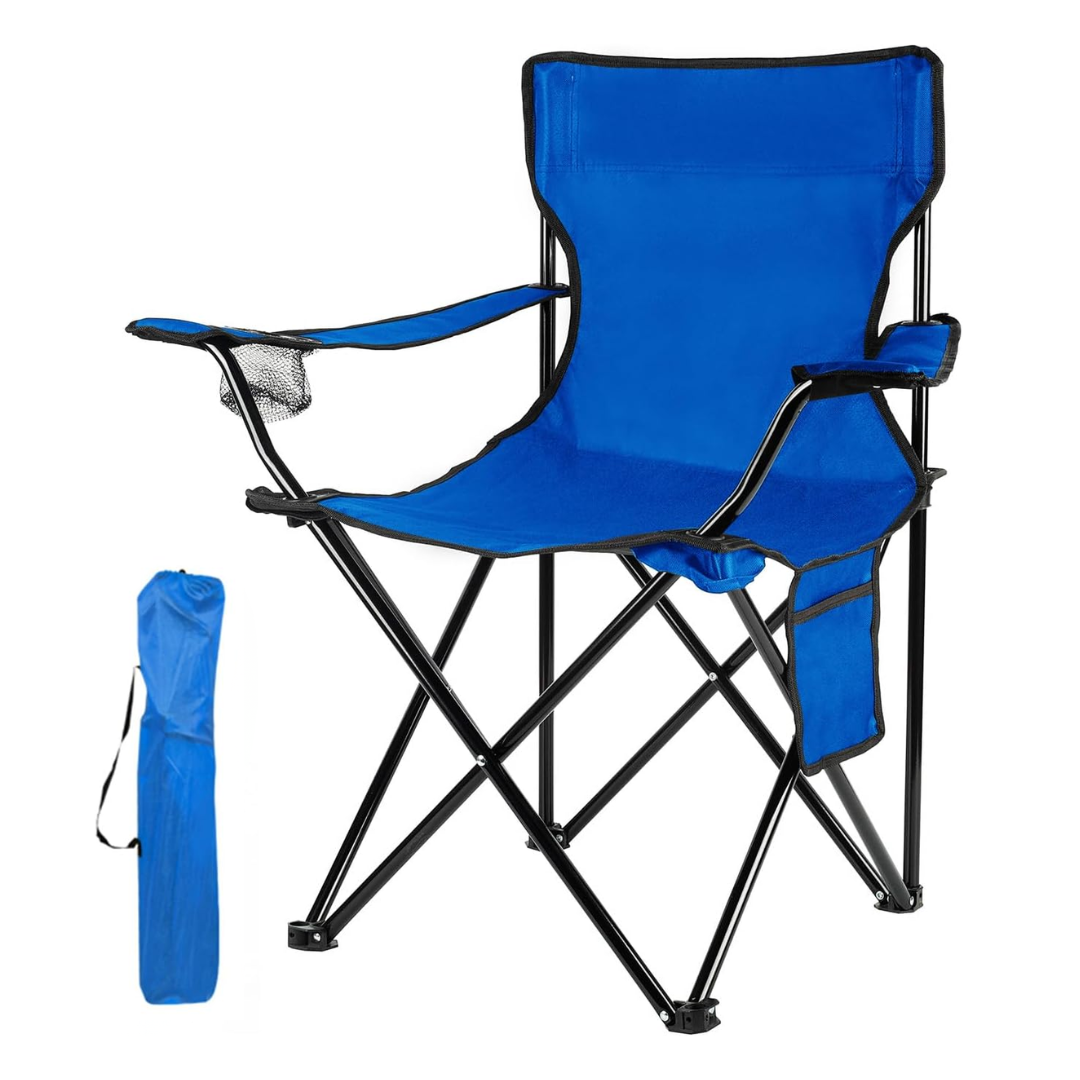 Folding Camping Chair with Carry Bag – Lightweight Alloy Steel Frame