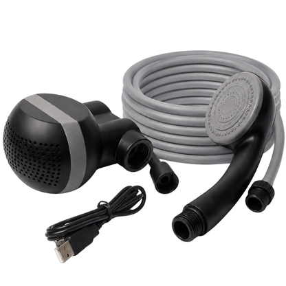 Rechargeable USB Camping Shower with Handheld Showerhead – Portable