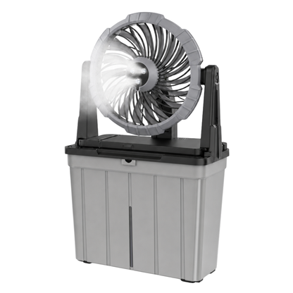 Rechargeable Misting Fan with 9L Water Reservoir and Three Speed Settings