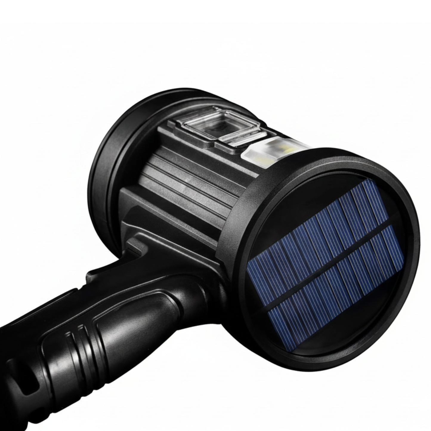 Solar-Powered LED Floodlight with 90000 Lumen Rechargeable Spotlight