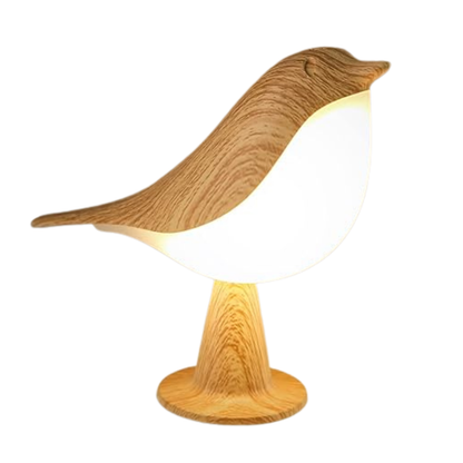 Touch Dimming Rechargeable Night Light for Birds with Warm Glow
